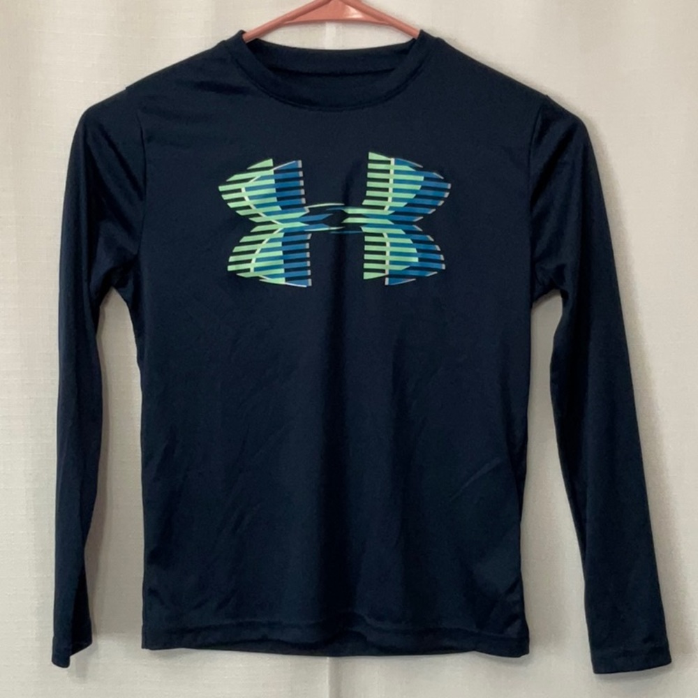 Under Armour Kid Dark Blue Long Sleeve